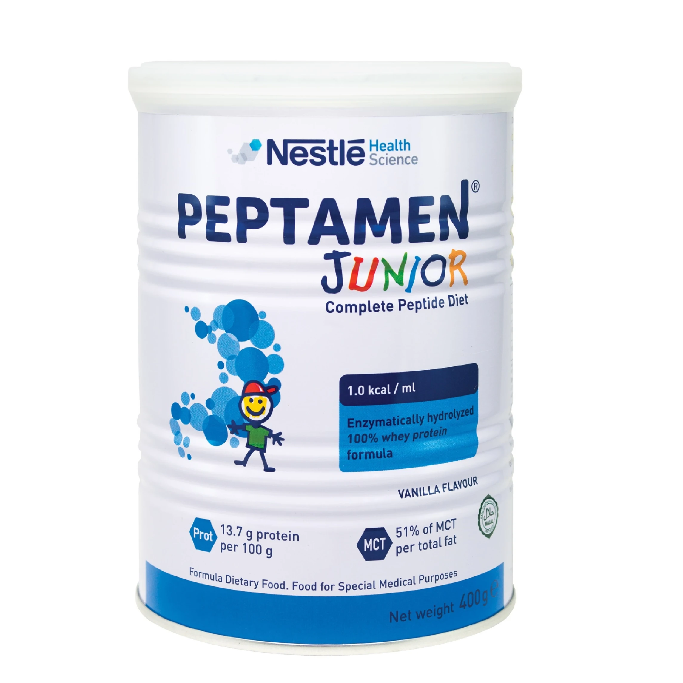 Питательная клубника на основе пептидов Nestle Peptamen Jr, 8,45 унций, 24 карата