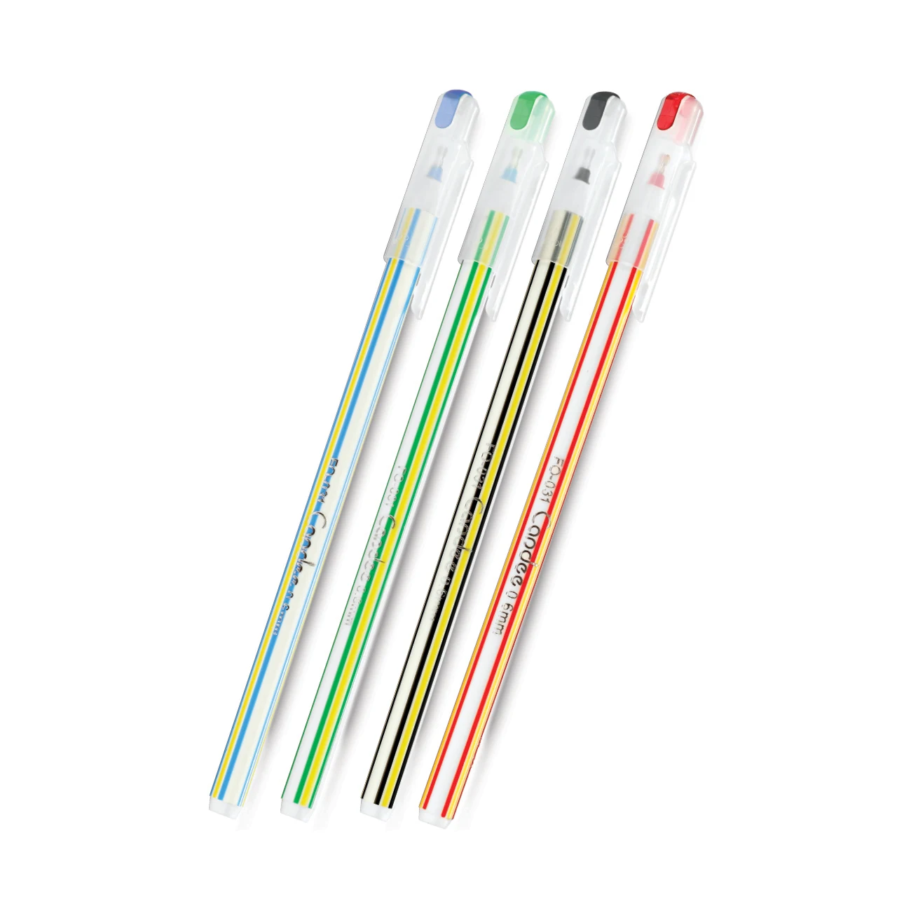 OEM/ODM Service Available Plastic Office & School Pen Black Blue Red Sweet Candee FO-031 Ballpoint Pen