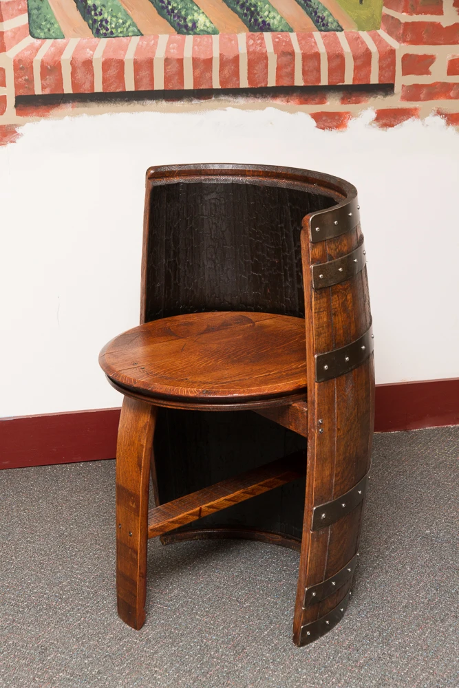 Стул Sonoma цилиндрический уличный сидячий, мебель с консолью, деревянный стул для столовой