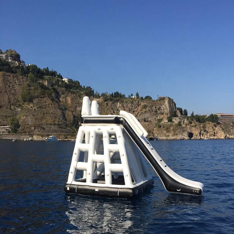 
Best selling Summer water floating toy inflatable water park inflatable climbing iceberg tower 