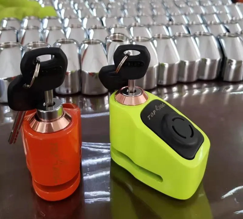 
High sound volume 120db alarm brake disc lock for motorbike 