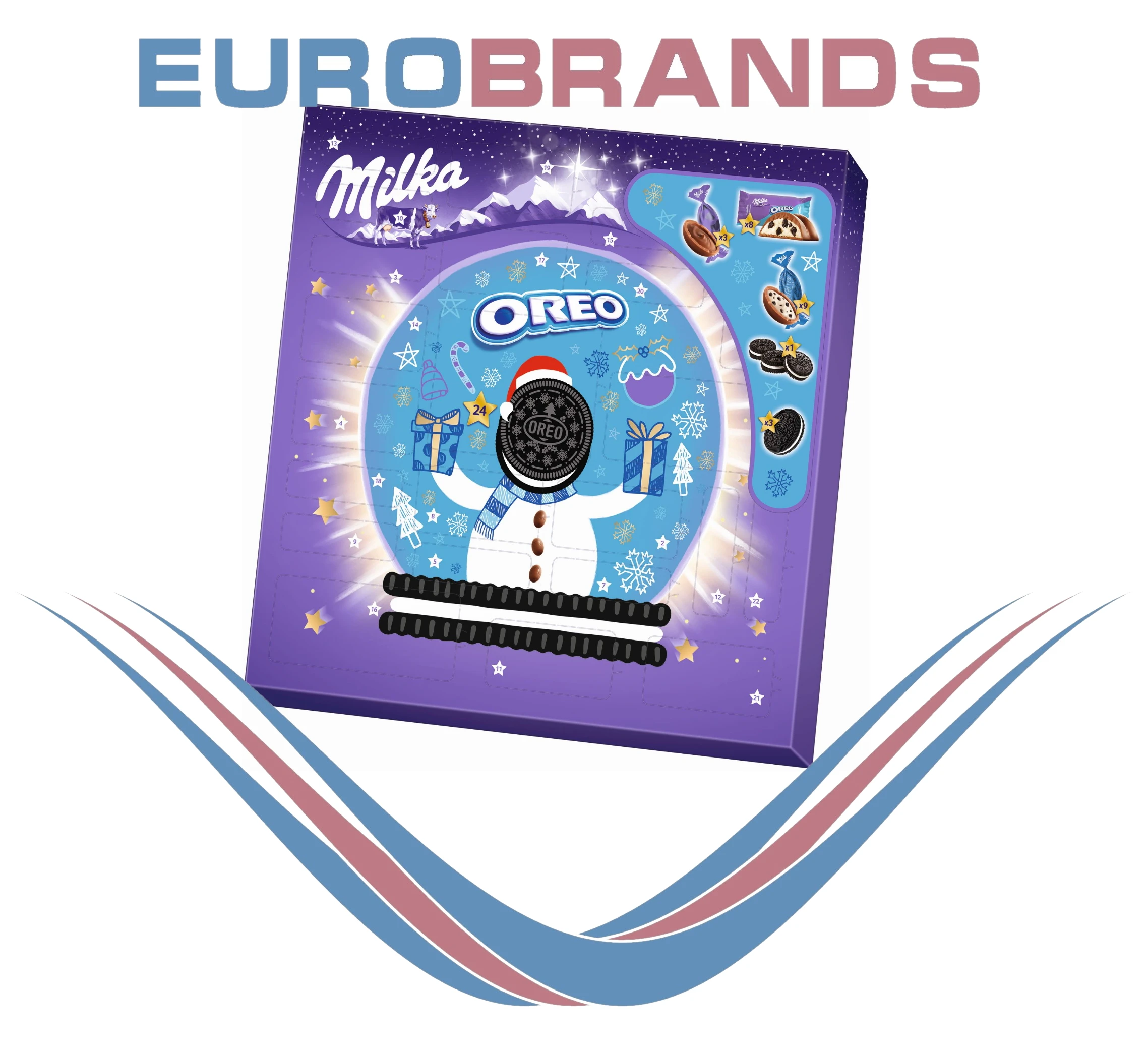 Milka & Oreo Adventskalender 286g
