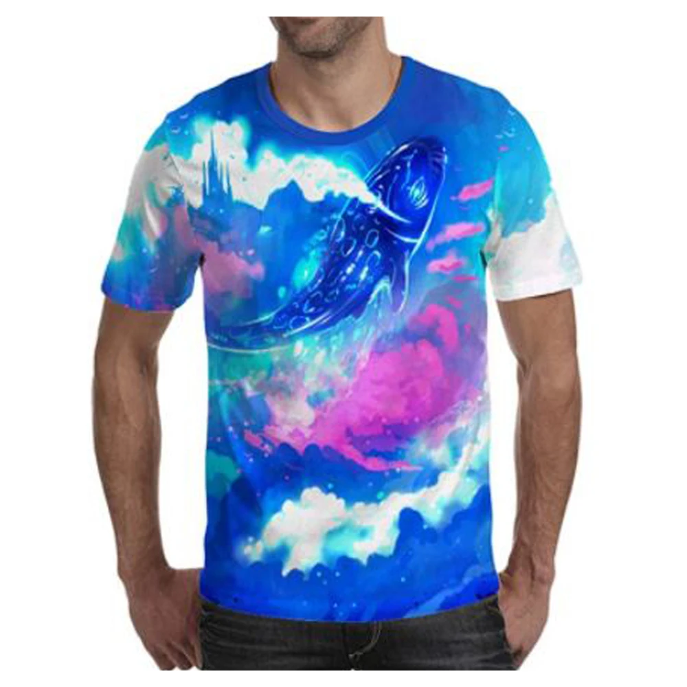 Для мужчин Dragon Ball летний тонкий Косплей 3D Футболка с принтом