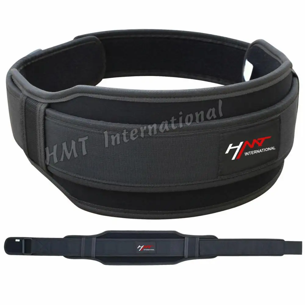 HMT New Brand 2020 Weight Lifting Belt Gym Training Back Support Neoprene Lumber Pain Fitness