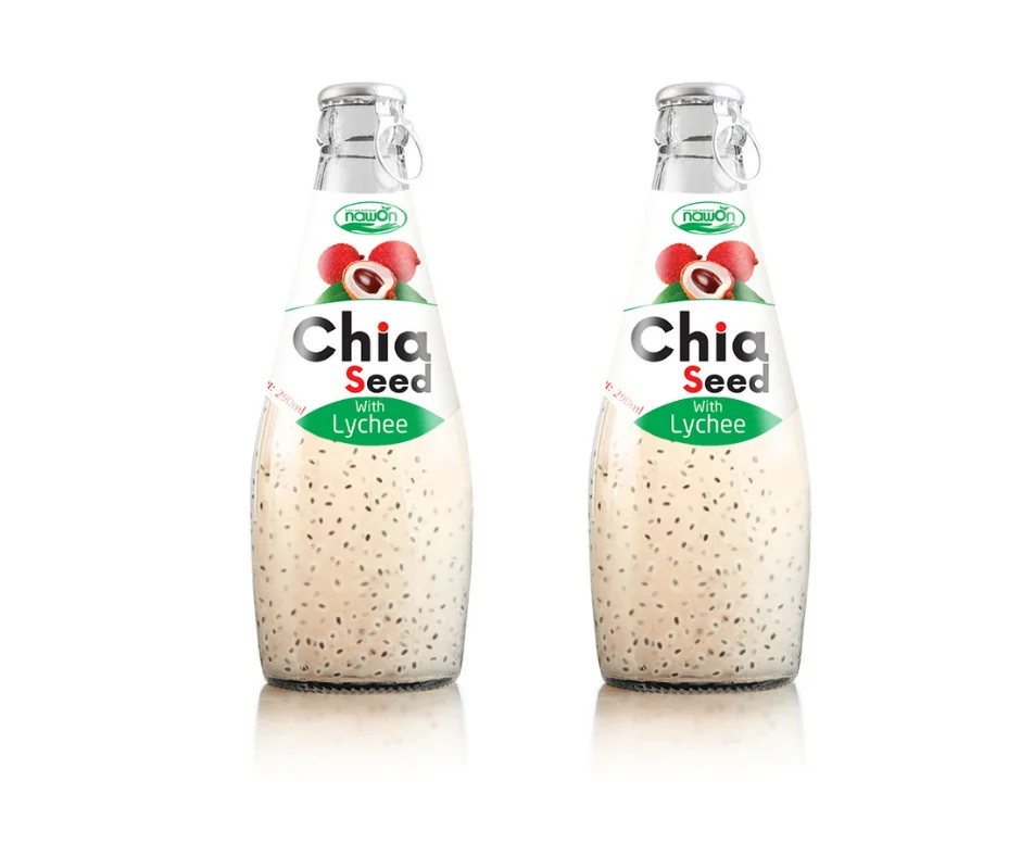 Оригинальный производитель 290 мл напиток из семян Навона Чиа для здорового сока клубники ISO оптовая продажа от производителя