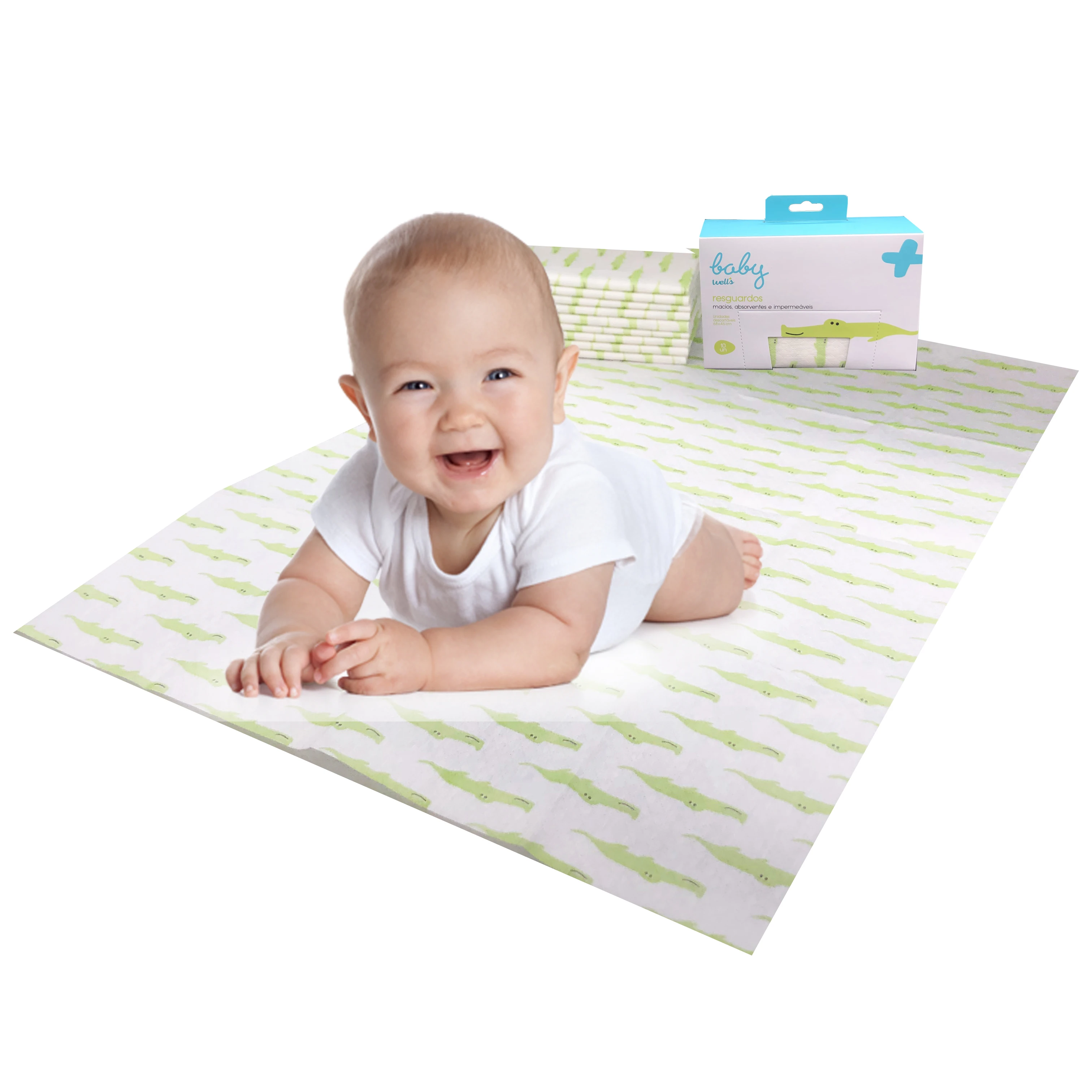 
OEM Infant Stain and Odor Resistant Non Woven Fabric Baby Changing Mat Portable 