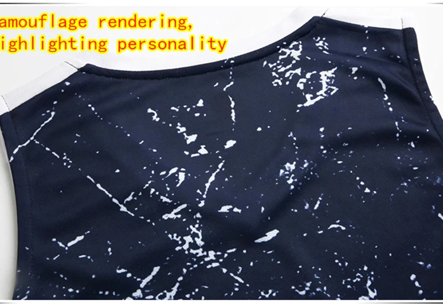 2021 Teen Adult Basketball Jerseys Kit Camouflage Basketball Uniform Basketball Shirt & shorts