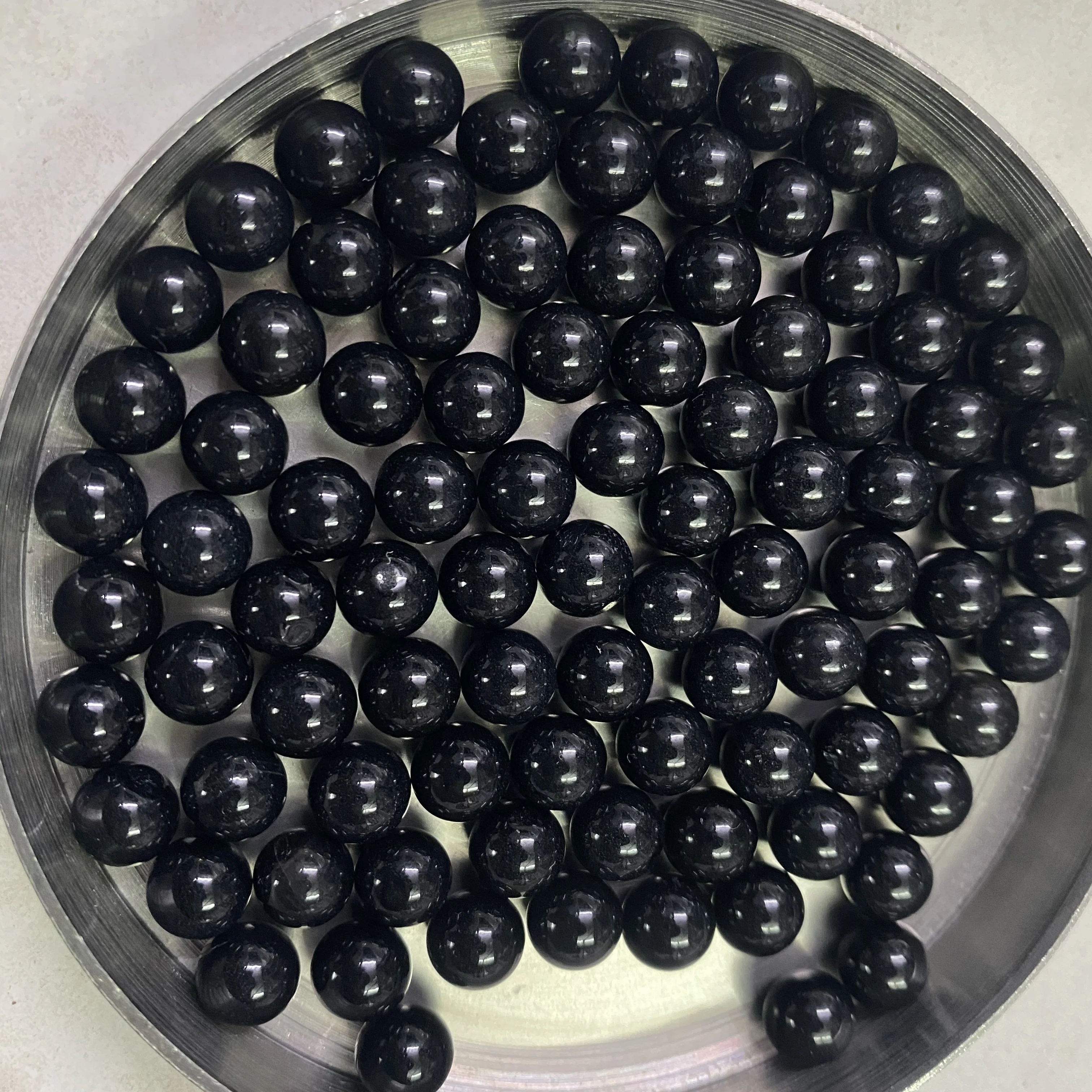 100% Natural 6mm Black Onyx Plain Round Ball Sphere Undrilled Gemstone Buy Online For Jewelry Setting Now At Wholesale Price