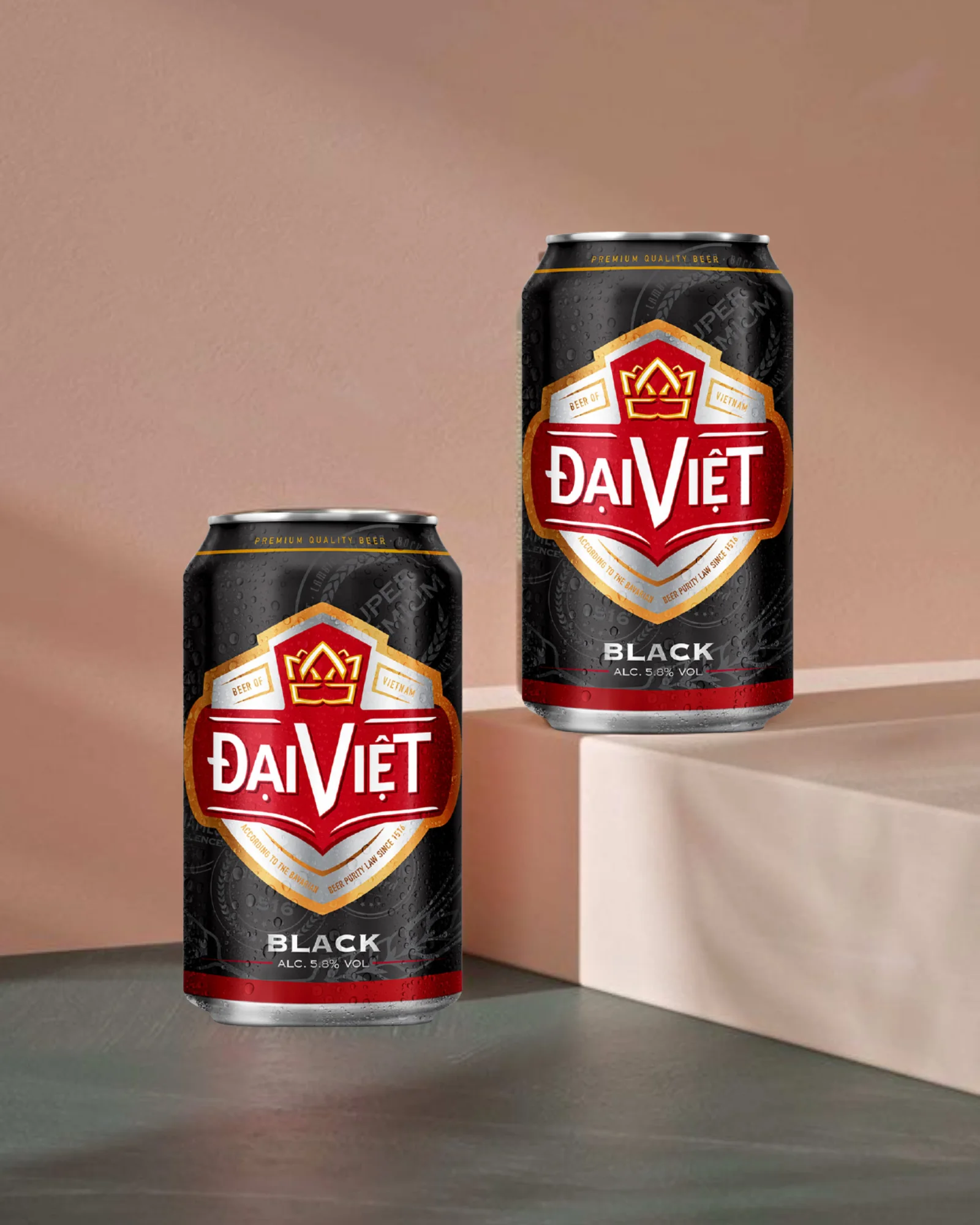 Вьетнамское пиво высокого качества daivietnam черное алюминиевая банка 330 мл обслуживание OEM алкогольные напитки оптовая продажа