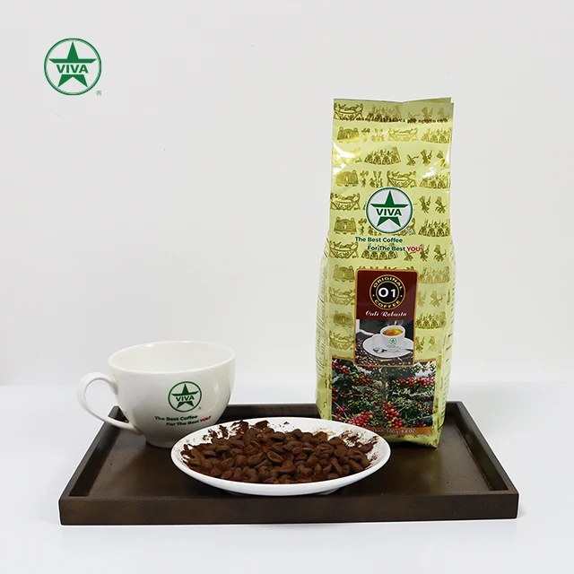 Вьетнамский качественный напиток Arabica CULI ROBUSTA (O1) - 500 г здоровый тип полностью жареные зерна кофейный