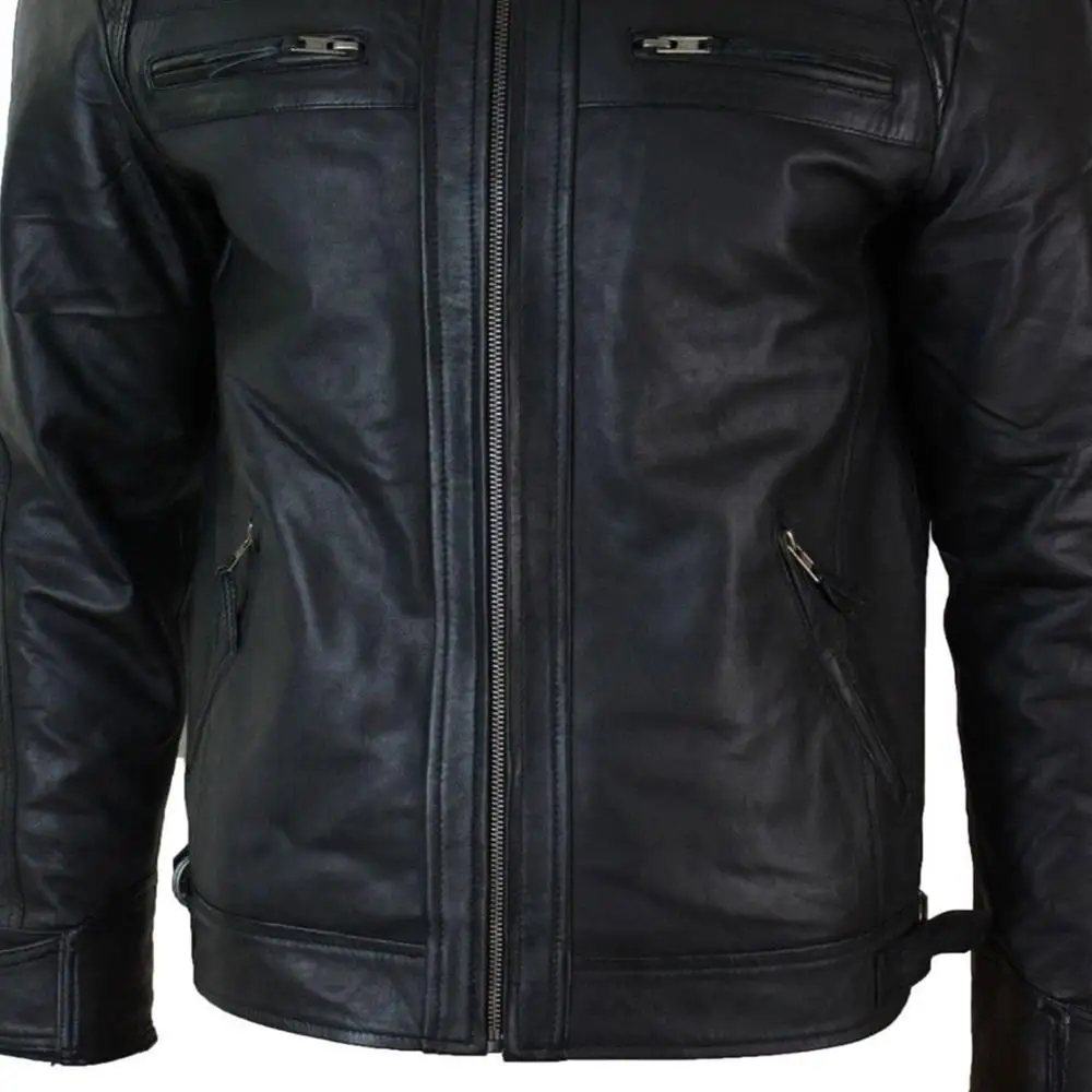 
Pakistan Genuine Leather Jackets/Top Quality Men Leather Jackets/Motorbike Leather Jacket 