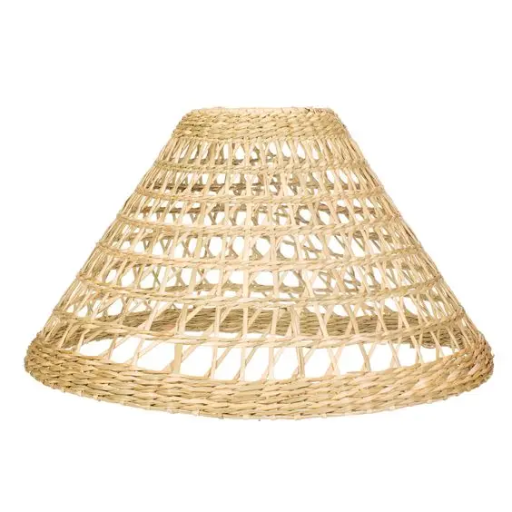 Natural Handmade Seagrass Lampshade  Seagrass Hanging Lampshade Eco-friendly  Wicker Pendant light High Quality from Vietnam