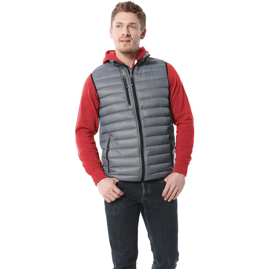 
Hot Selling Best Quality Quilted Down Waterproof Zipper Winter Sleeveless Jacket Black Puffer Men Vests with Multi Pockets 