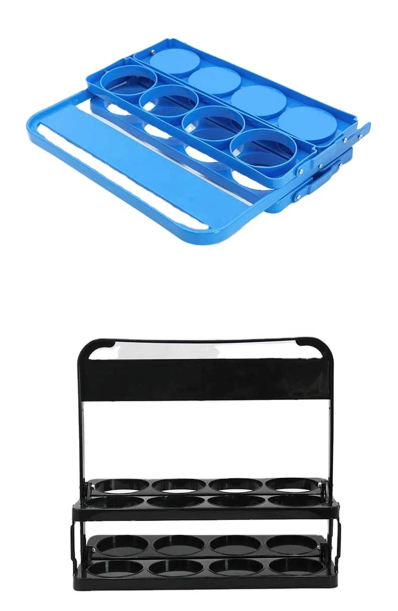 
Sports water cup holder, Football training water bottle holder, Foldable 8-hole athlete drink holder water cup holder 