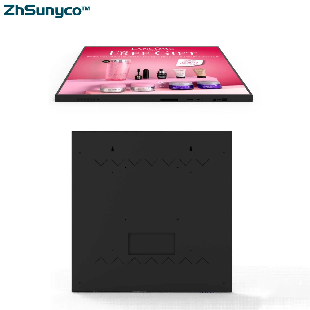 33.2inch Hd Bar Stretched digital square tft advertising lcd screen nft display for Art Gallery