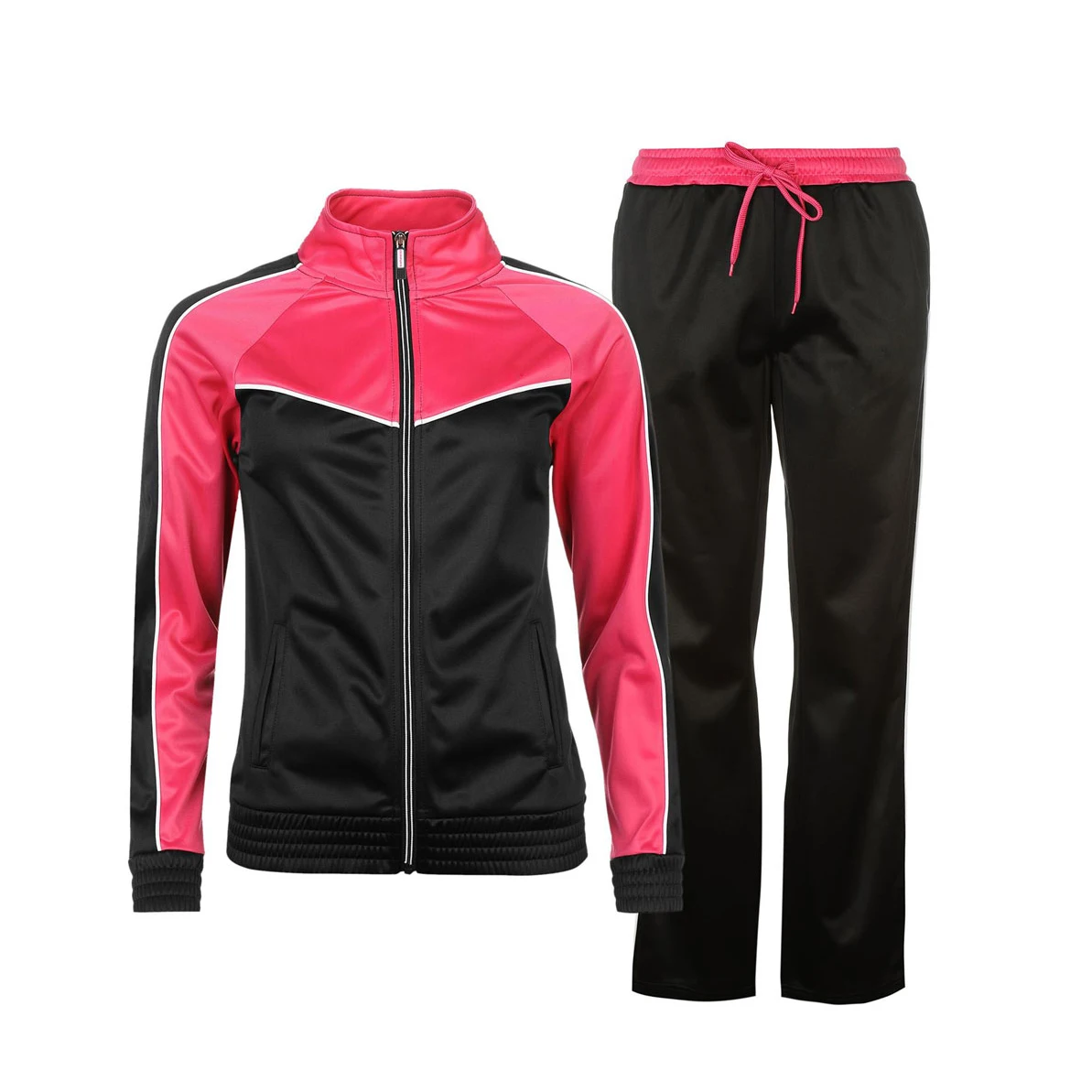 
New fashion design for custom logo polyester reflective men sportswear tracksuits 