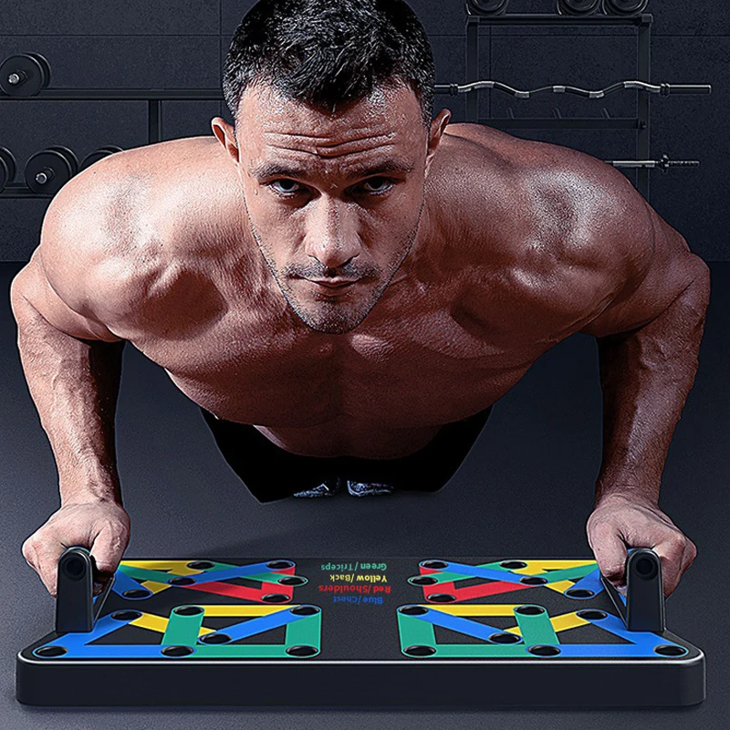 Wholesale Custom 22 In 1 Push Up Training Portable Foldable Push Up Board With Handles