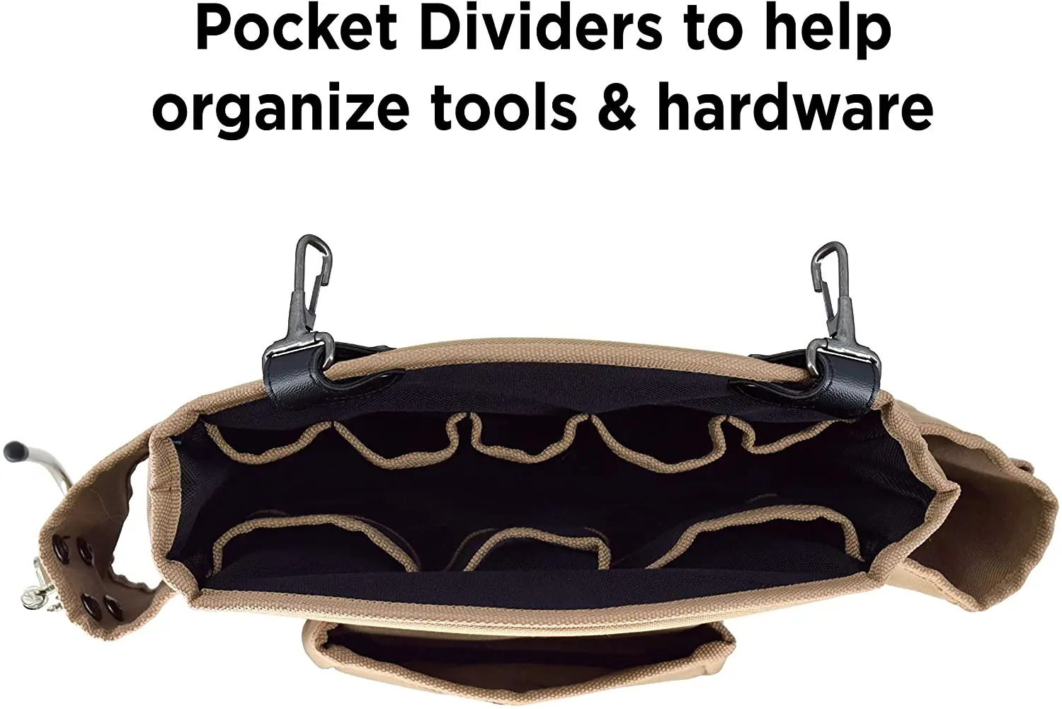 Custom Color cordura tool bag with susperders Screwdriver waist pouch electrician tool belt Cinture porta attrezzi in pelle