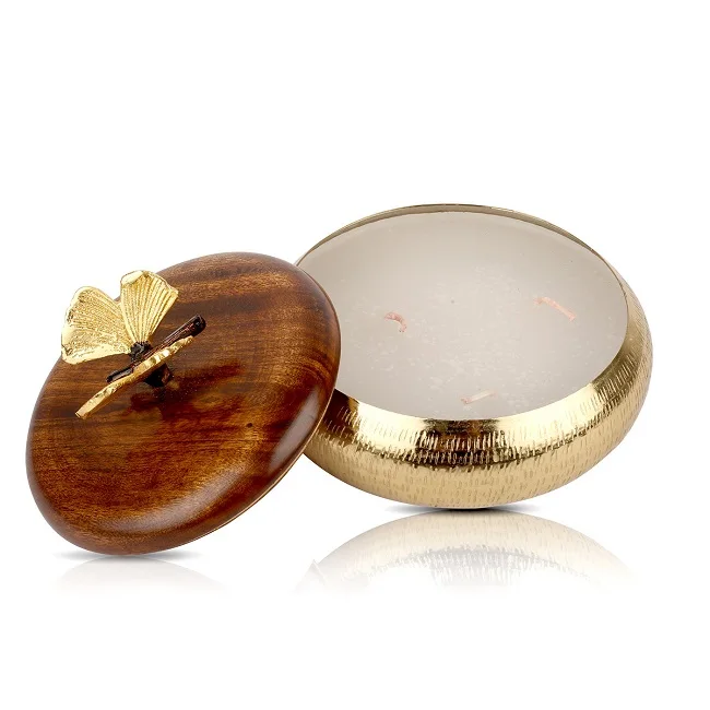 UNIQUE ANTIQUE BRASS FINISHING HAND-FORGED IRON TAPER CANDLE HOLDER | SET OF 2 CANDLE STAND FOR WEDDING DINNING PARTY DECORATION