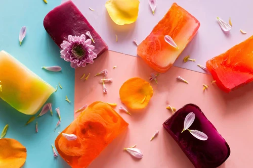 Whitening Body Glycerin Glutamic acid Transparent Handmade Crystal Base soap