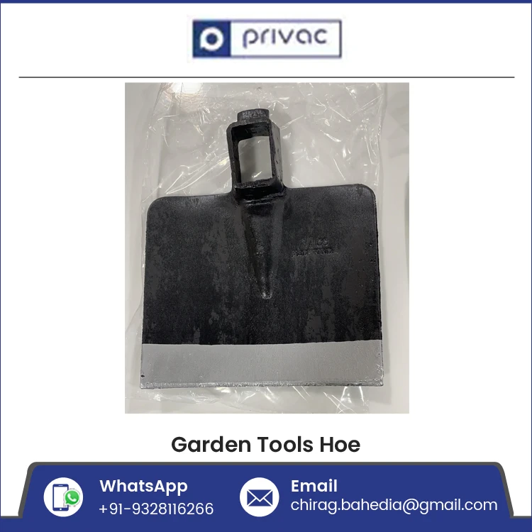 High Rail Grade Steel Material Heavy Duty and Durable Forged Heat Treated Polished Garden Hand Tools Hoe