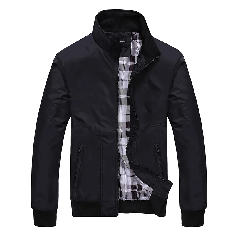 Men Casual Jacket Outdoor Sportswear Windbreaker Jacket Men Bomber Stand Collar Business Jacket Wholesale