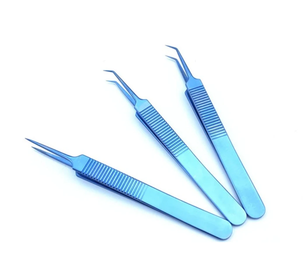 Hot Sale Premium Quality Set of 03 Hair Transplant Forceps Hair Transplant Implanter Hair Transplant Tweezer Titanium.