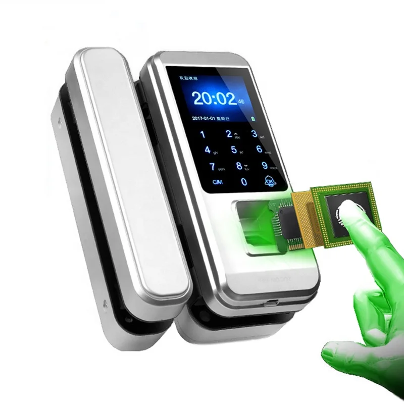 Беспроводной дверной смарт-замок Rfid из нержавеющей стали для офиса и дома электронная безопасность раздвижных стеклянных