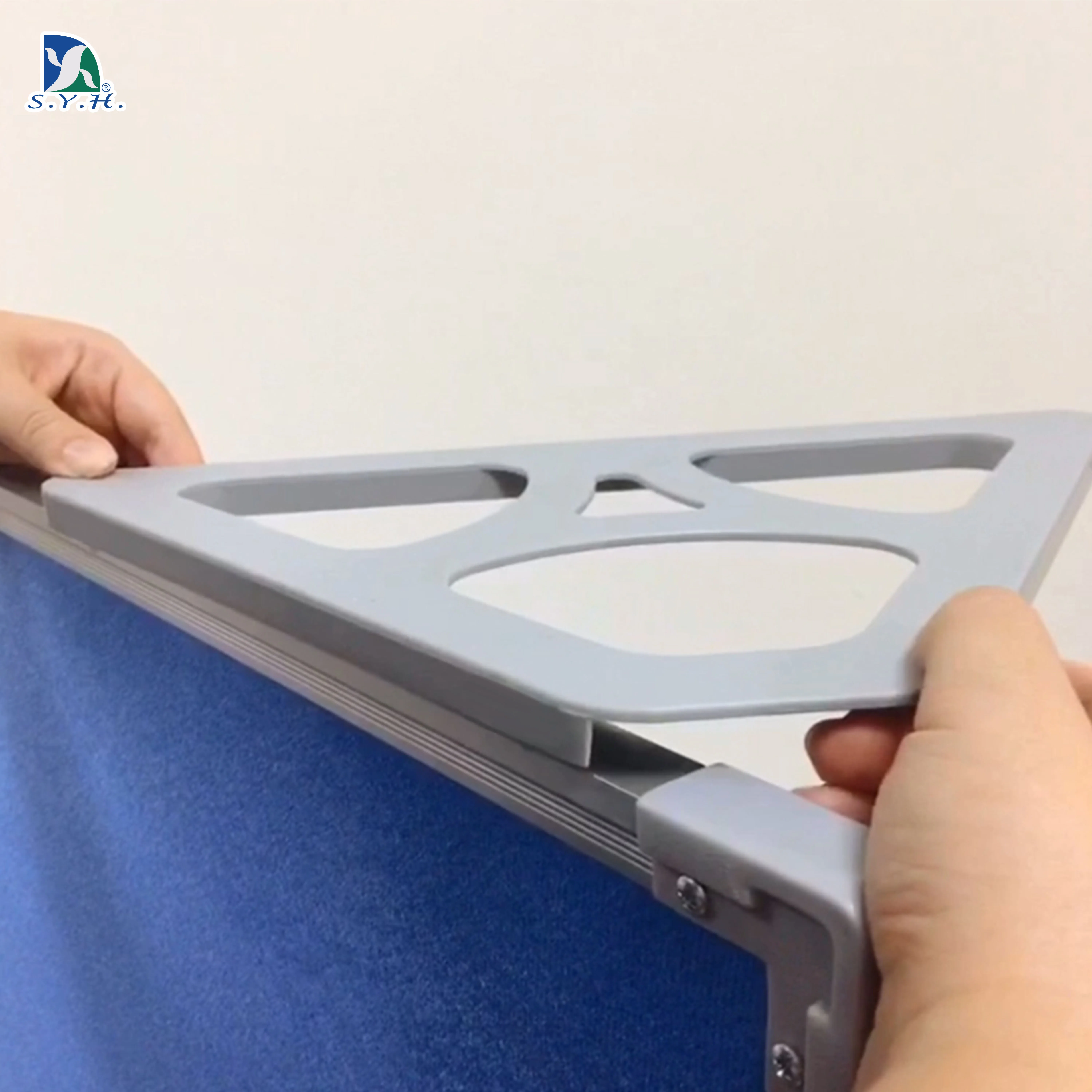 Multifunctional  classroom double sided reversible magnetic whiteboard easel flannel board with stand