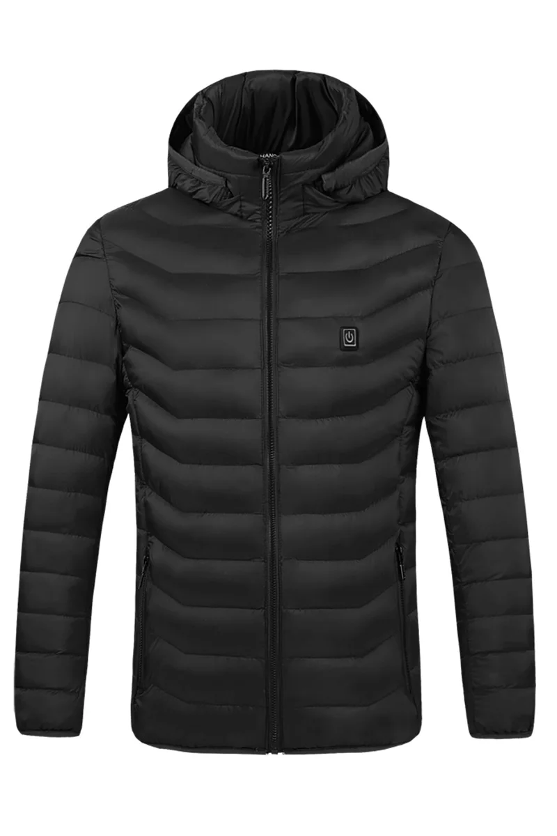 Мужская женская и детская зимняя модная куртка унисекс теплая водонепроницаемая Женская толстовка с длинным рукавом подогревом