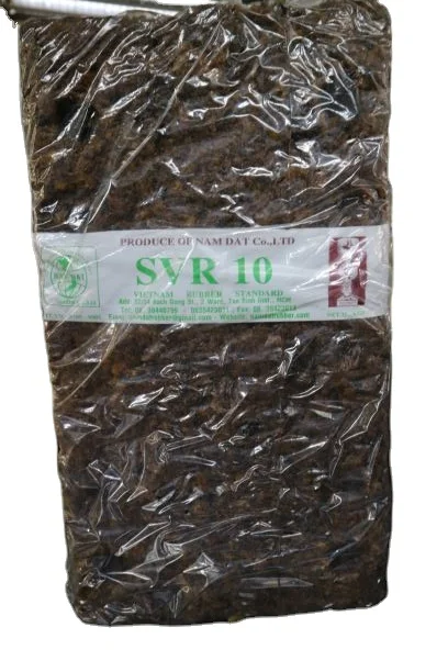 Tires application rubber material Natural Rubber SVR 10 from Vietnam brown color excellent compression set