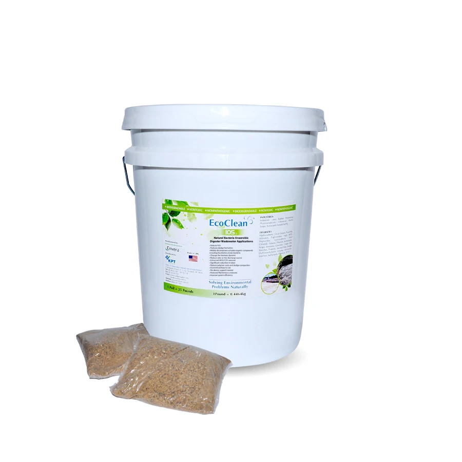 VietNam Supplier - Natural Bacteria Anaerobic Digester Wastewater Applications - EcoClean 105 - 25 Lbs