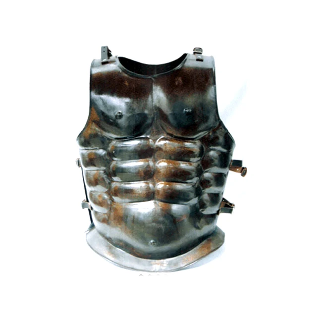  Средневековый рыцарь носимый боди-броня серебряная Античная накладка на грудь защитная броня боевой воин костюм для спорта и Хэллоуина