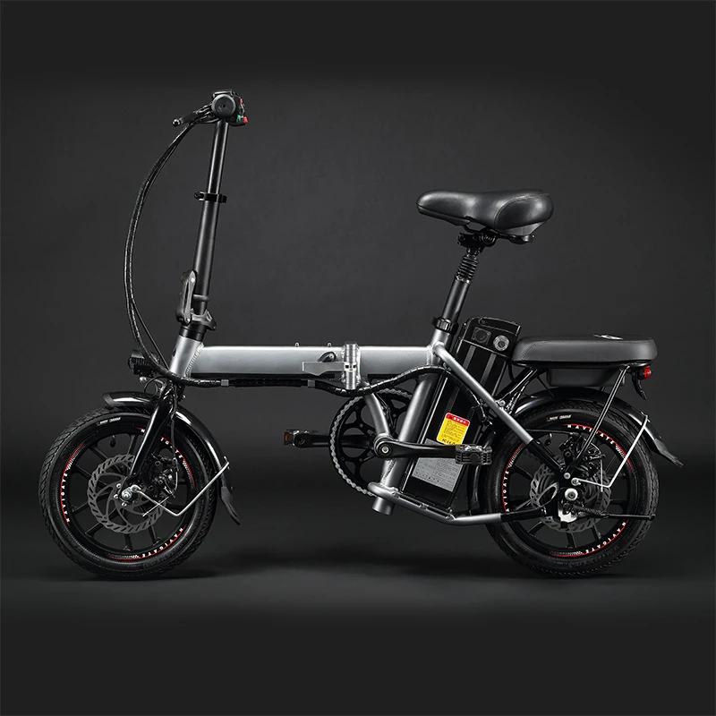 Китай оптовая продажа цена взрослый складной Eletrica Bicicleta 48v10.4ah мотор для е-байка фара электровелосипеда в Байк способный преодолевать Броды электрического велосипеда 14'