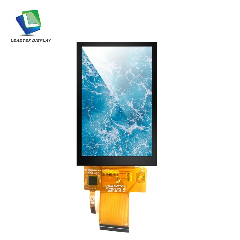 3.5inch G+G 320*480 with CTP 4line-SPI Interface display TN  tft lcd screen