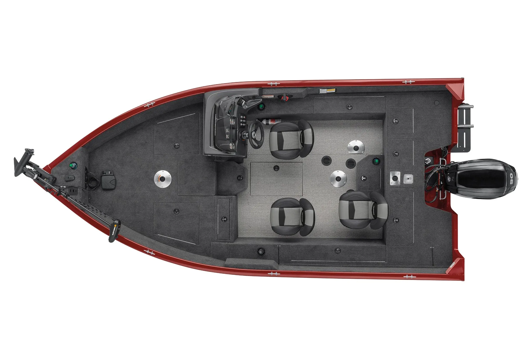 Ecocampor 17 ft Mini Deep V Fishing Bassmaster Aluminum Speed Boats for Sale