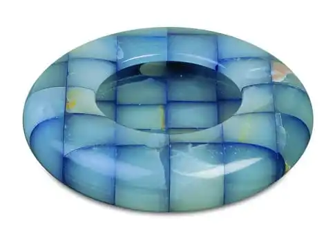 Индивидуальная оптовая продажа мраморная пепельница Ручной Работы Пепельница Подарочный предмет домашний декор