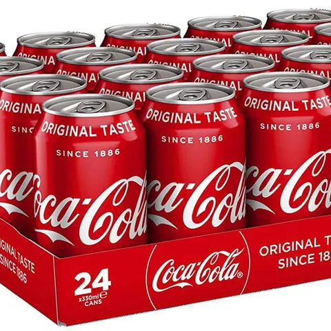 COCA COLA ORIGINAL TASTE 24 * 330ML CANS AVAILABLE AT WHOLESALE PRICES