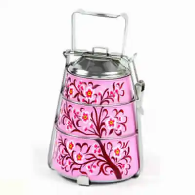 king international Stainless Steel food storage Food grade Container bento lunch Box Indian Stackable Take printed lunch box