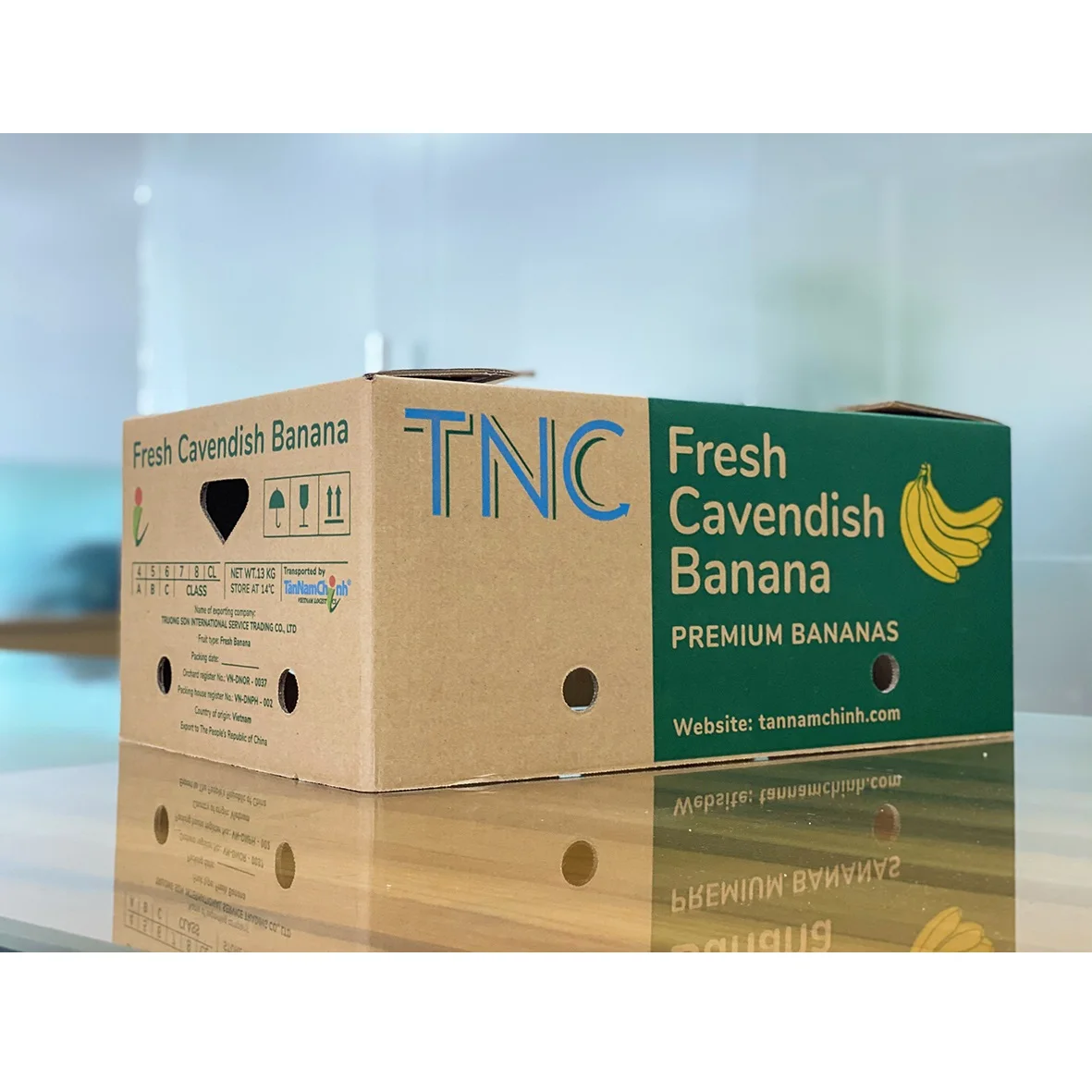 Лидер продаж сладкий вкус органический свежий зеленый Кавендиш-банан для мирового рынка из Вьетнама