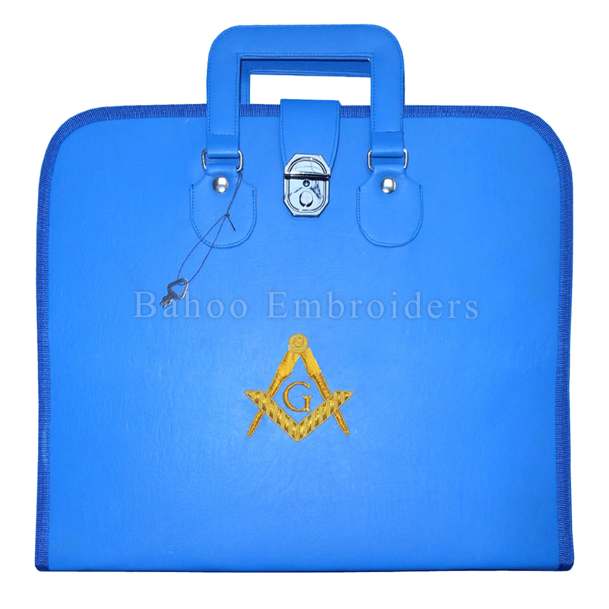 
 Мягкий чехол для фартука Masonic с квадратной вышивкой и компасом  