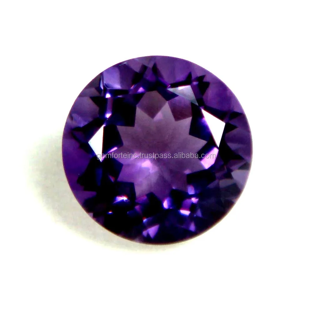 Round Shape Amethyst Loose Gemstone 2mm 2.5mm 3mm Faceted Cut Jewelry Making Semi Precious Stone Round Gemstone Amethyst