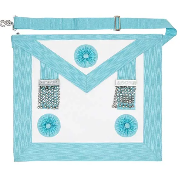 Масонская регалия милое мастерское фартук белые воротники манжеты драгоценности и мягкие/жесткие чехлы.