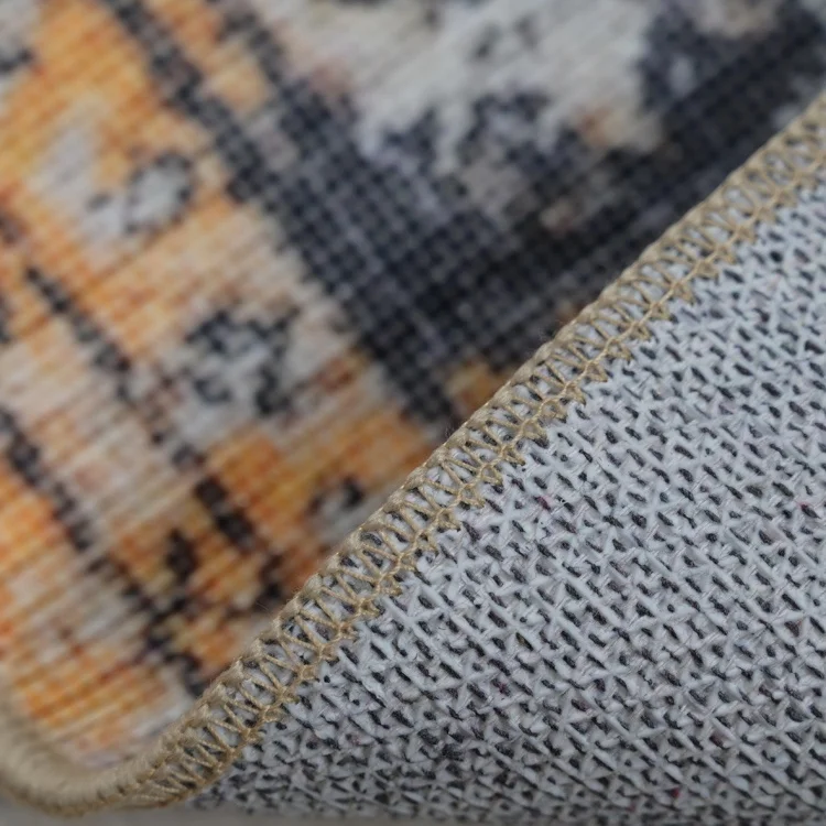 Luxury Custom sizes printed Machine Washable and foldable area Rug