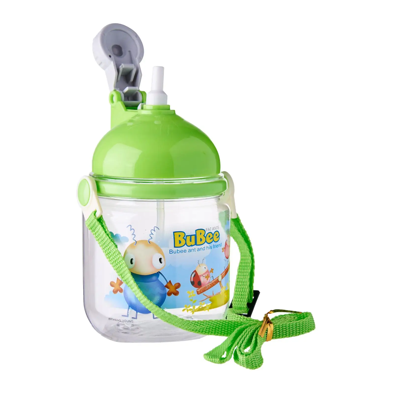 Straw Type Reusable Safety Standard Material Plastic PP and PC Children 700cc Water Bottle from Taiwan, China