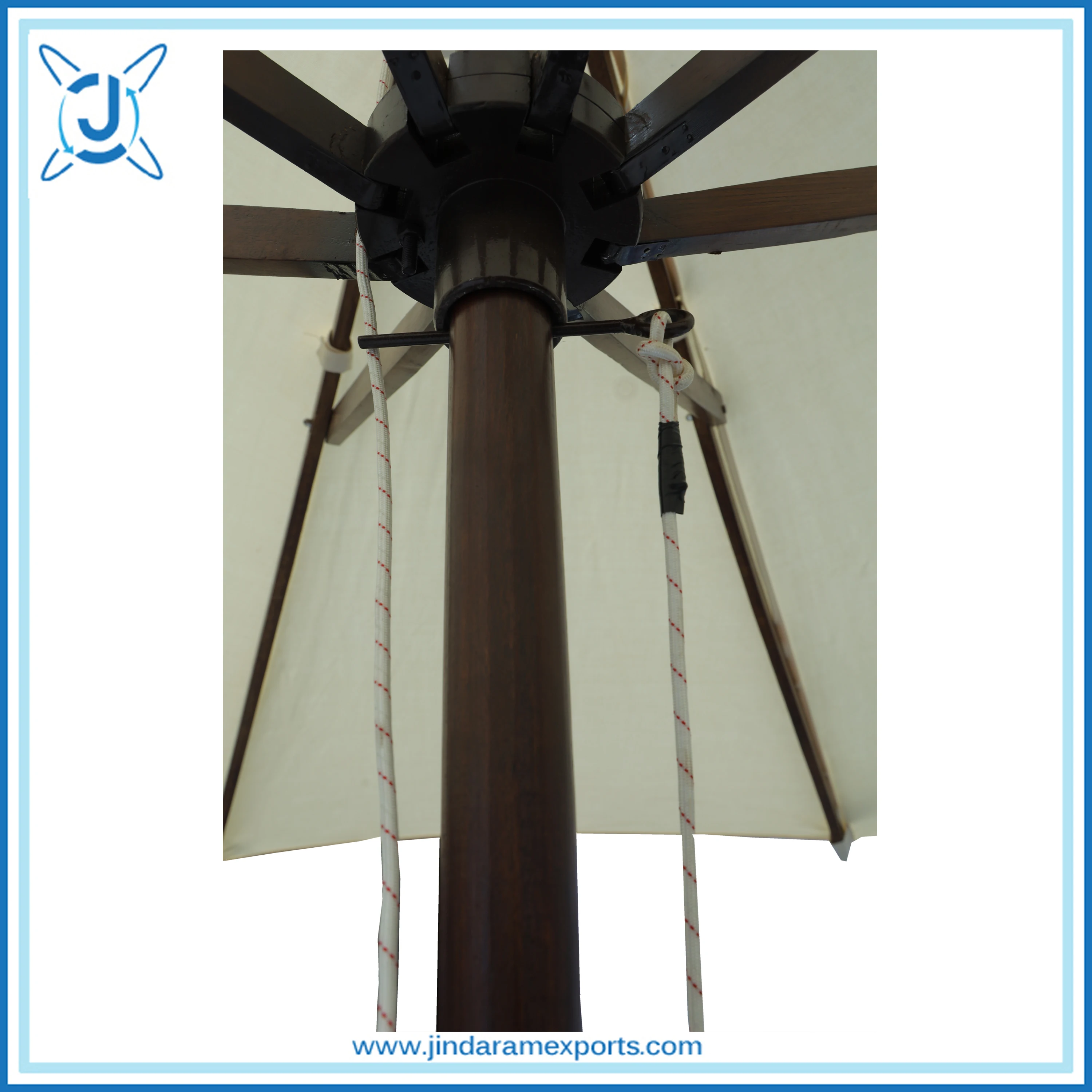 12ft single tier teak wood center pole outdoor sun umbrella luxury garden patio outdoor sun umbrella outdoor garden furniture