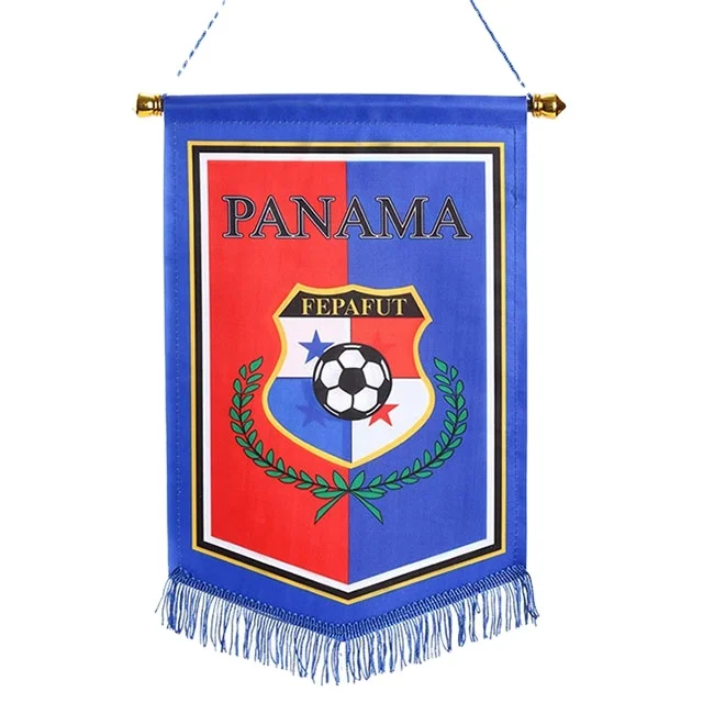 Manufacturer Suppliers Direct Selling Price Cheap Exchange Flag For Sports Events Custom Sublimation Pennants