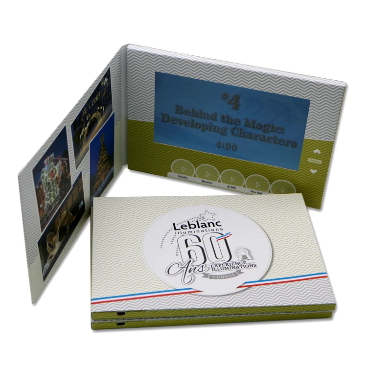 Chinese Homemade Wholesale maufacturer LCD video brochure module for strengthen business