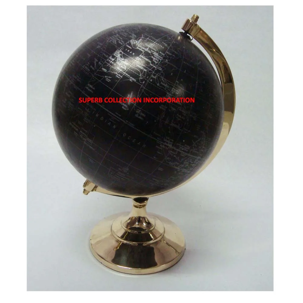 New Design Luxury Black World Sphere Globe For