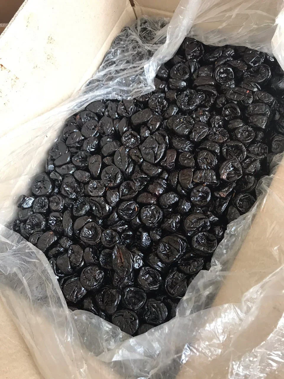 Wholesale crop 2021 October great quality from Uzbekistan bags 25 kg  organic dried fruits black prune